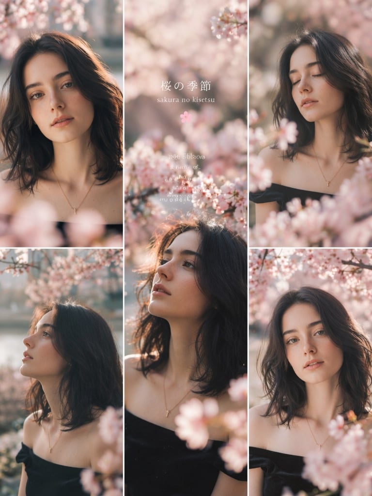 Instagram Sakura Layout prompt