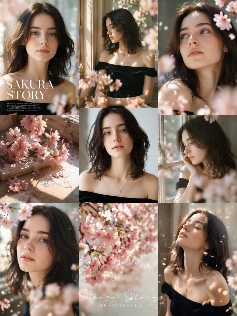 Editorial Sakura Story Grid prompt