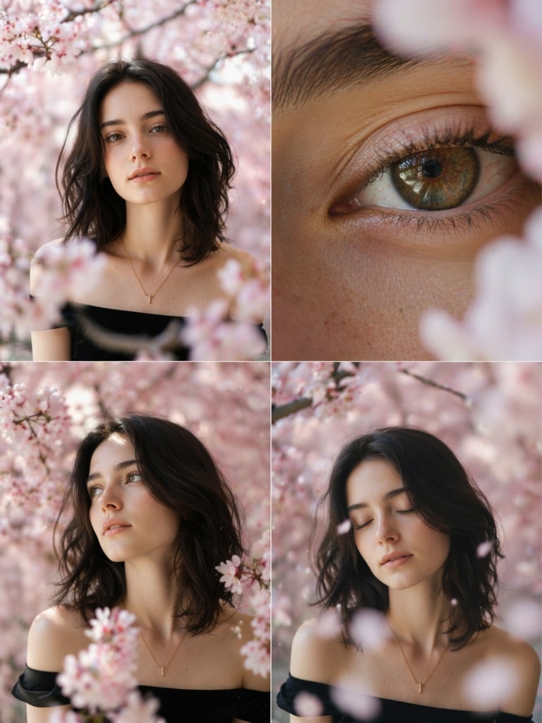 Eye Focus Sakura Grid prompt
