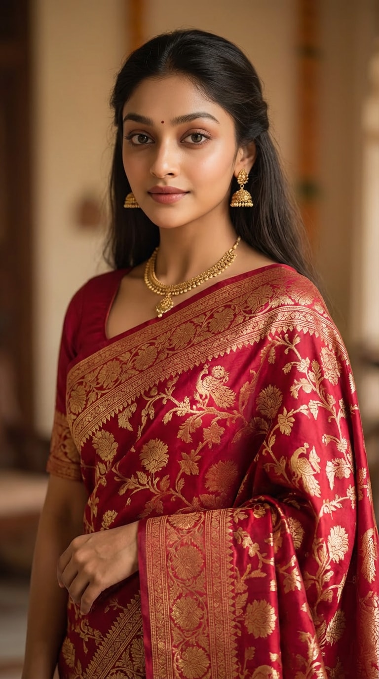 AI saree photo