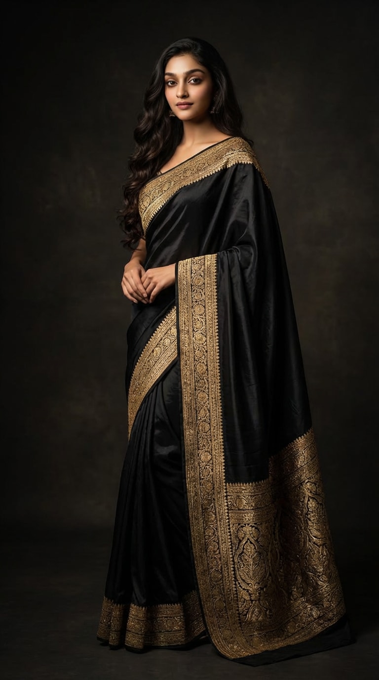 AI saree photo