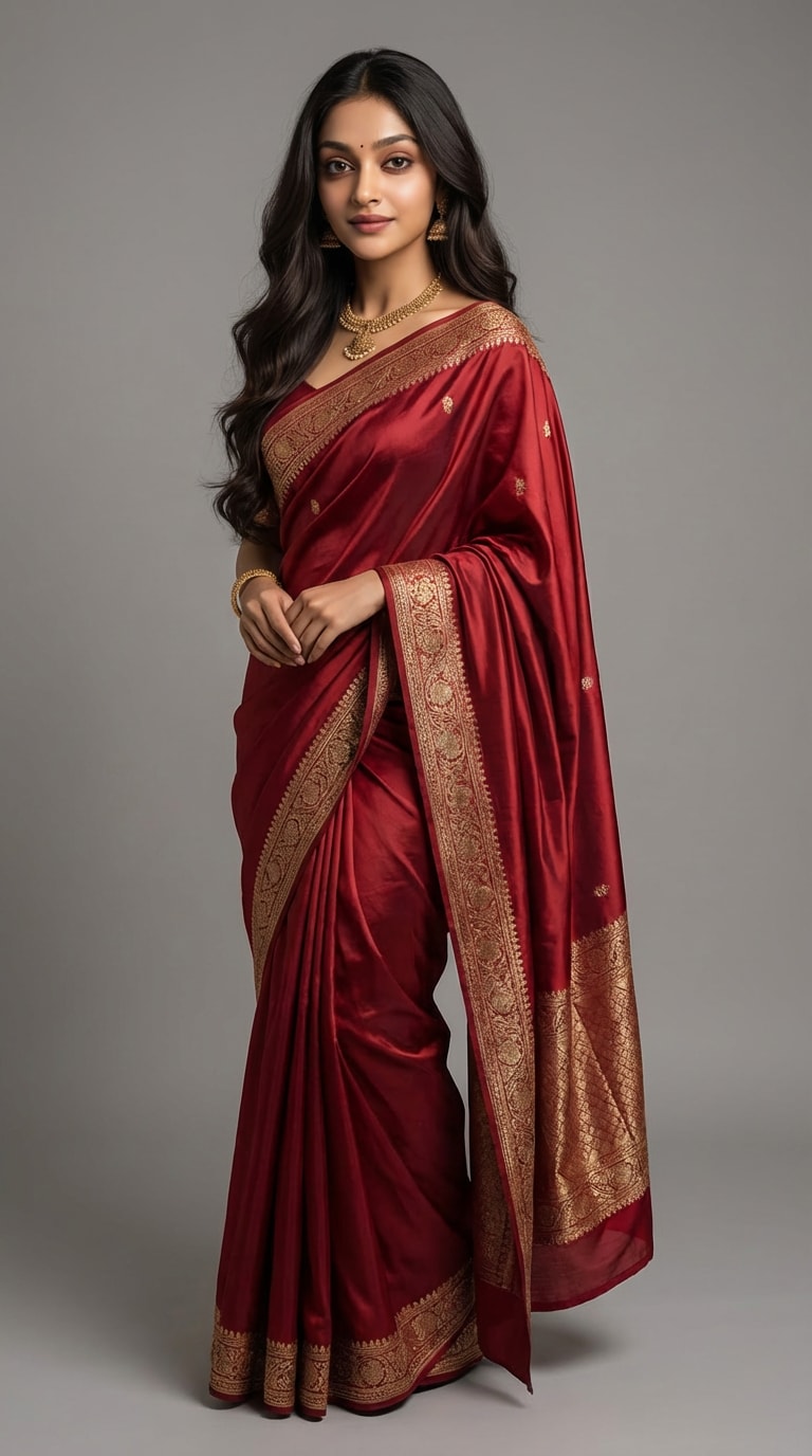 AI saree photo