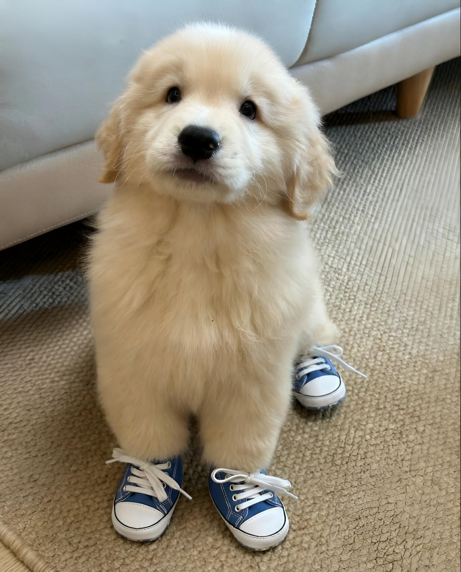Pet Wearing Shoes (Fun Try-On)