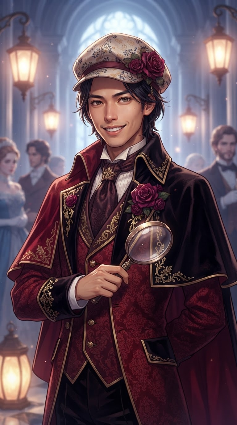 Silver Palace-inspired AI character portrait
