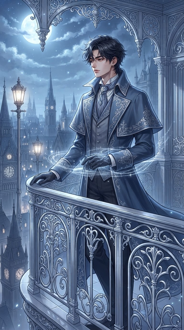 Silver Palace-inspired phone wallpaper prompt