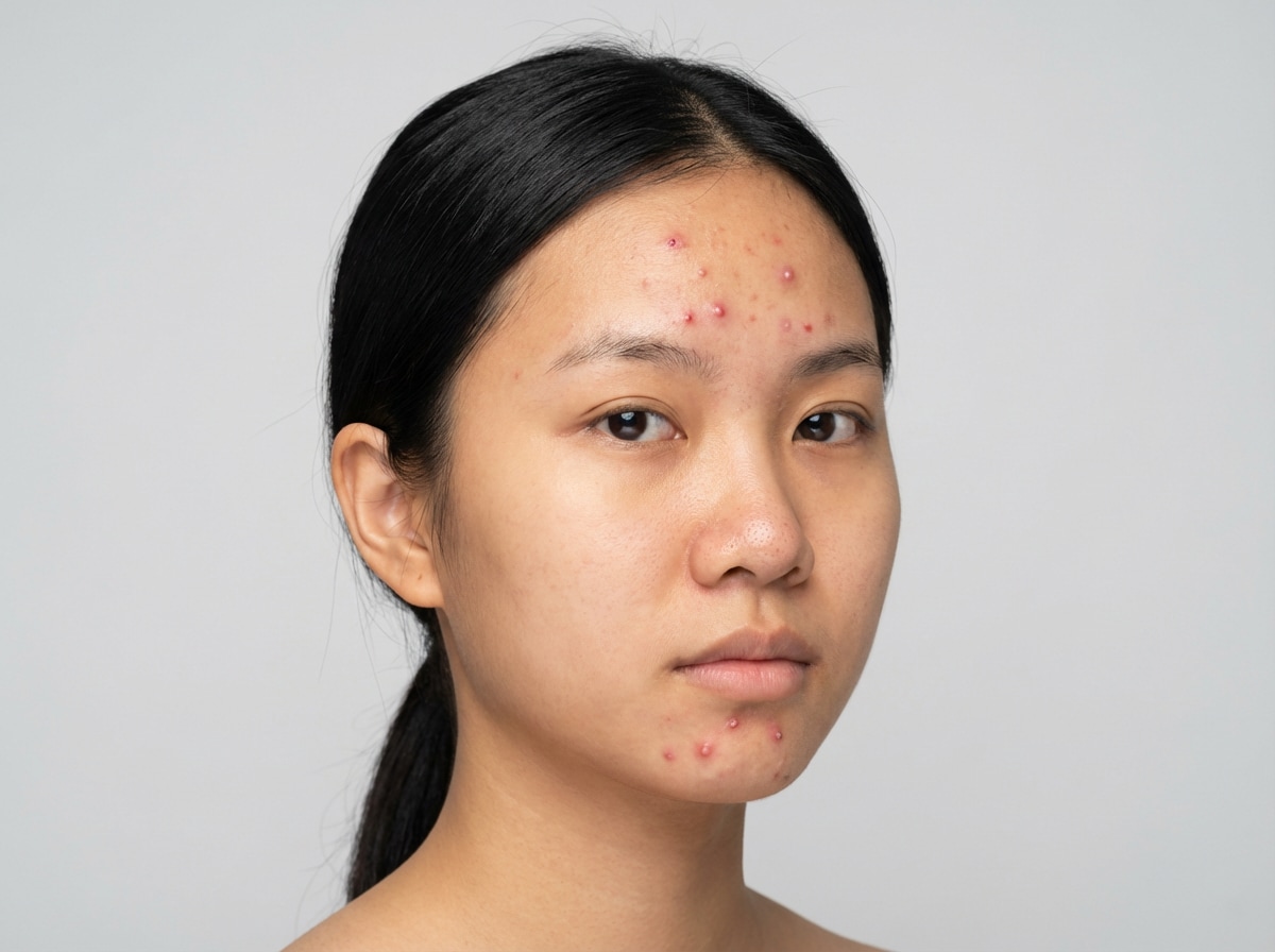Original photo of acne-prone skin before AI skin analysis