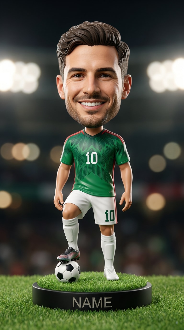 Engraved base bobblehead prompt