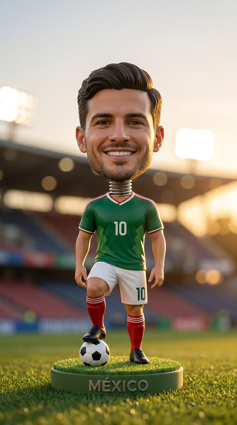Stadium collectible figurine prompt