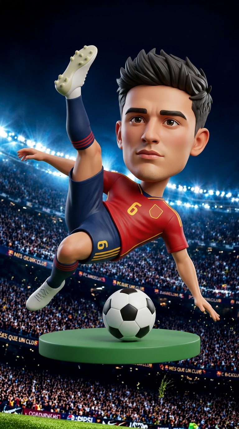 Sports bobblehead avatar prompt