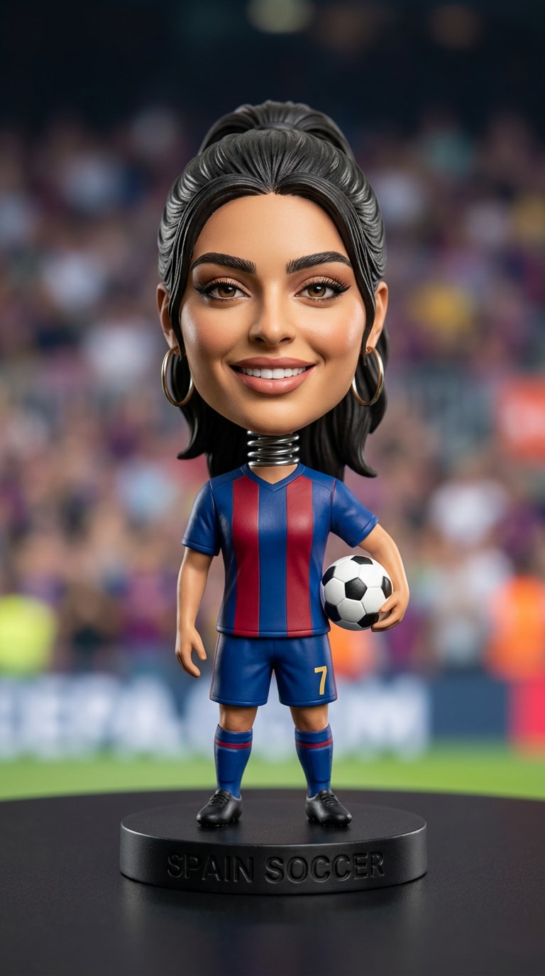 Football bobblehead AI prompt