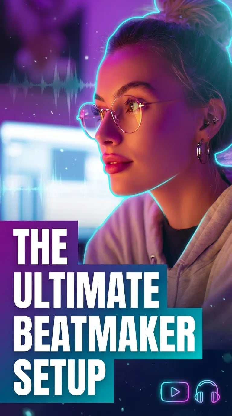 Vertical AI music creator thumbnail example