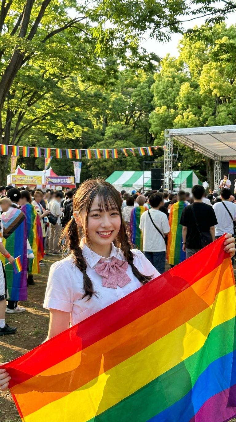 代々木公園Prideイベント背景