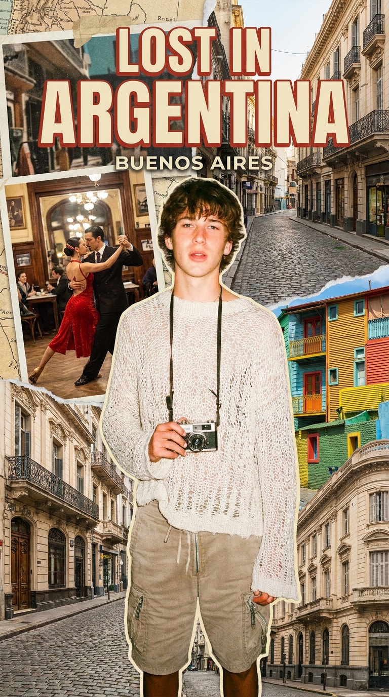 Lost in Argentina Travel Campaign Poster