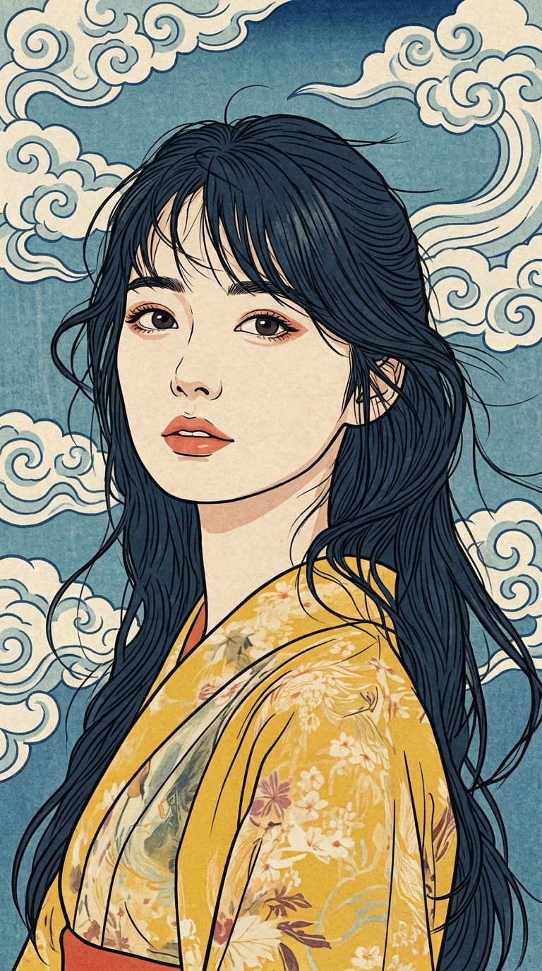 AI浮世絵ジェネレーター作例