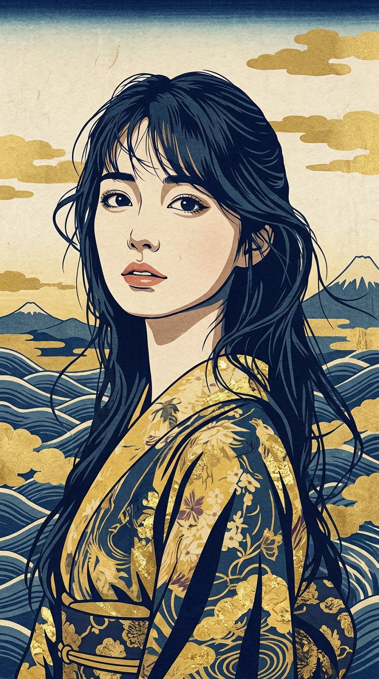 Ukiyo-e AI generatorサンプル