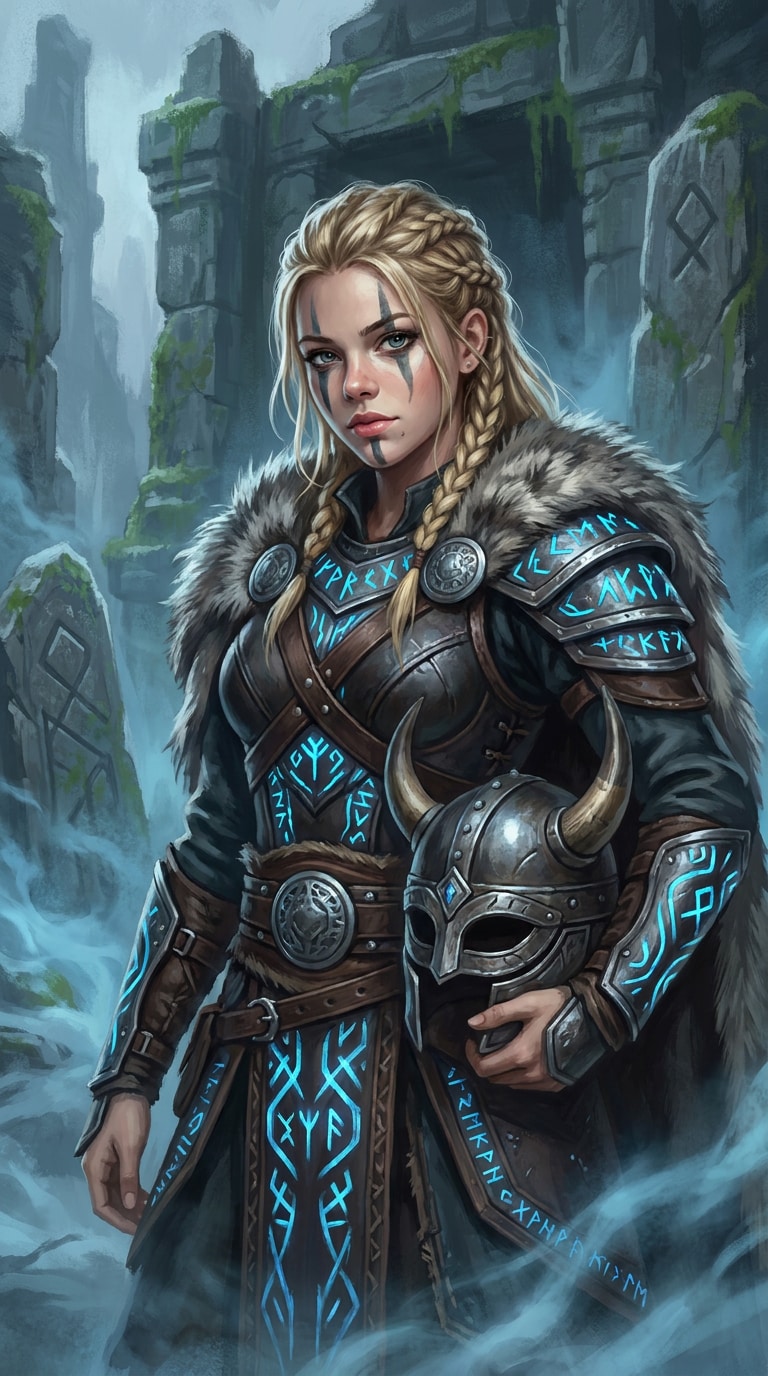Fantasy Viking Concept Art Prompt