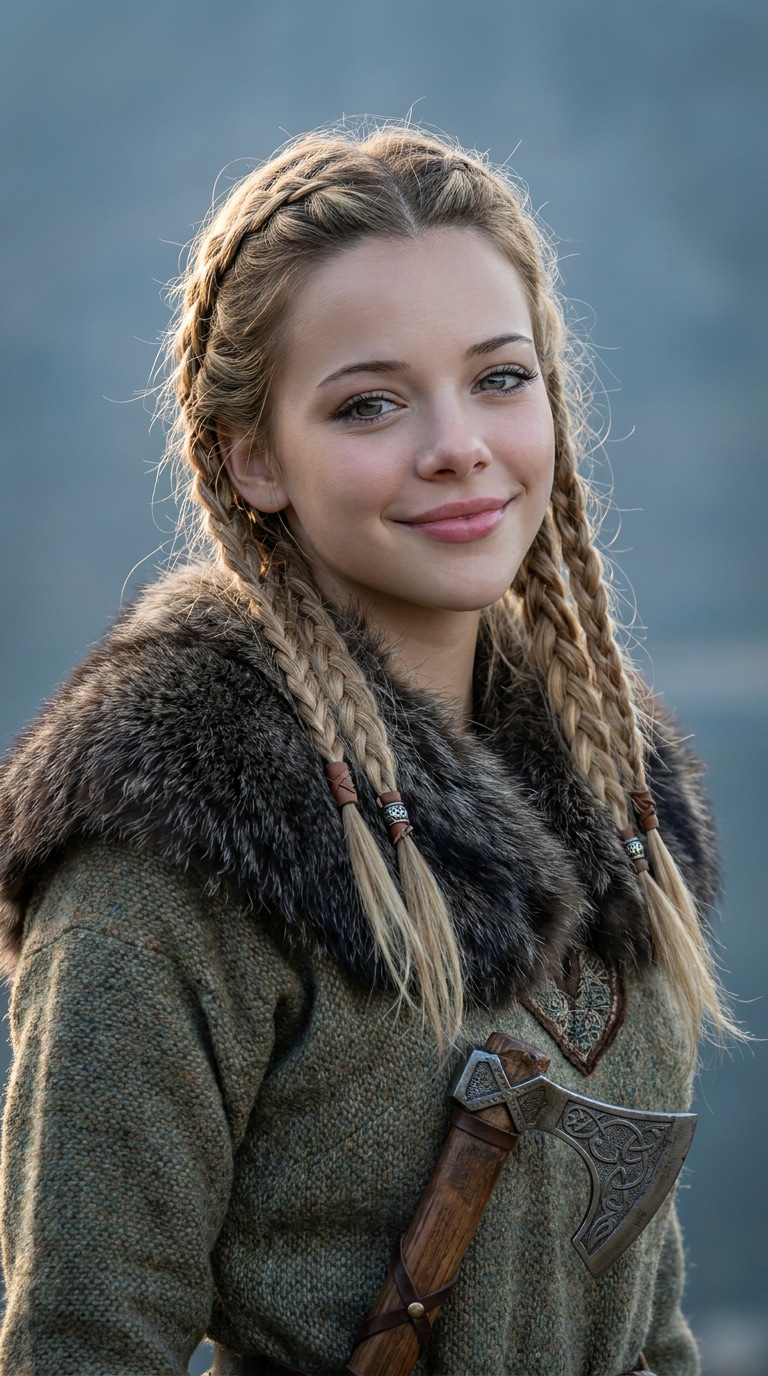 Norse Warrior Portrait AI