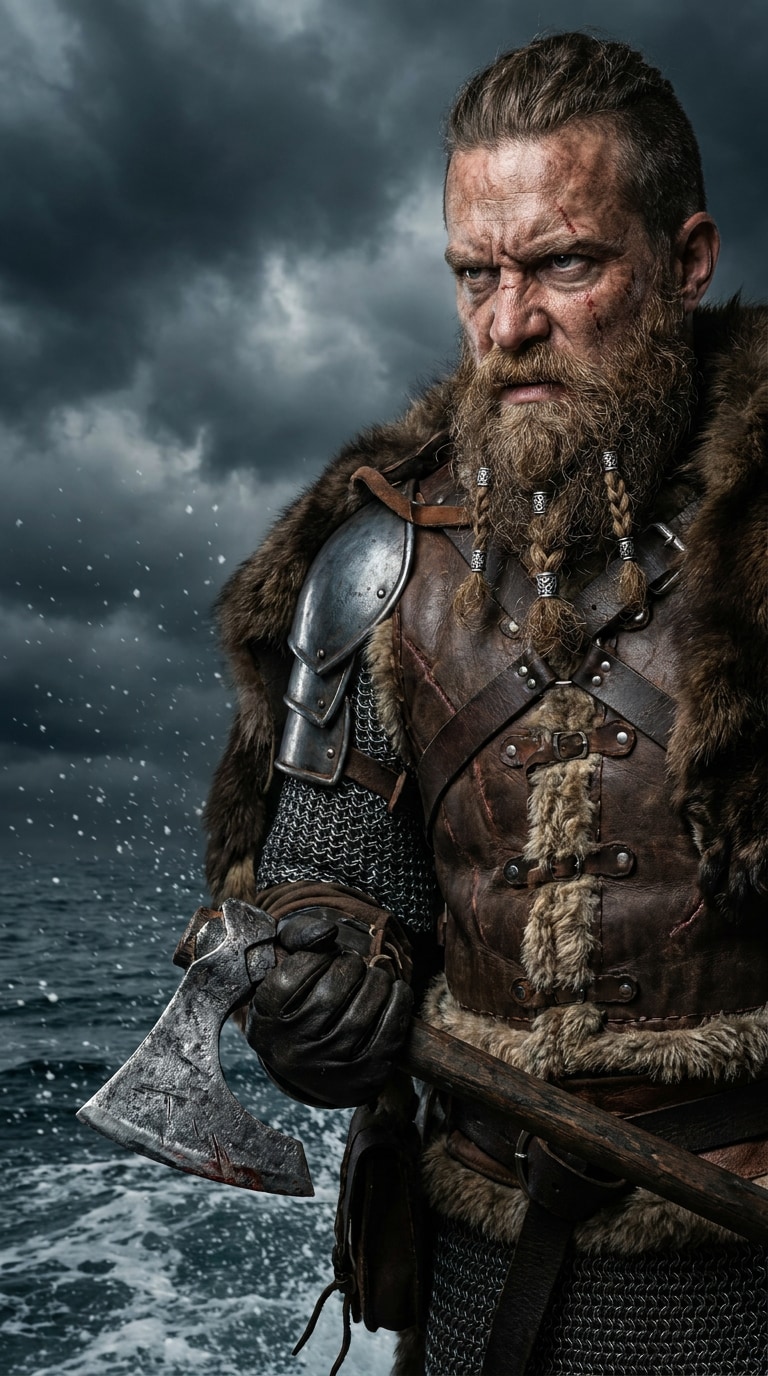 Shieldmaiden AI Portrait
