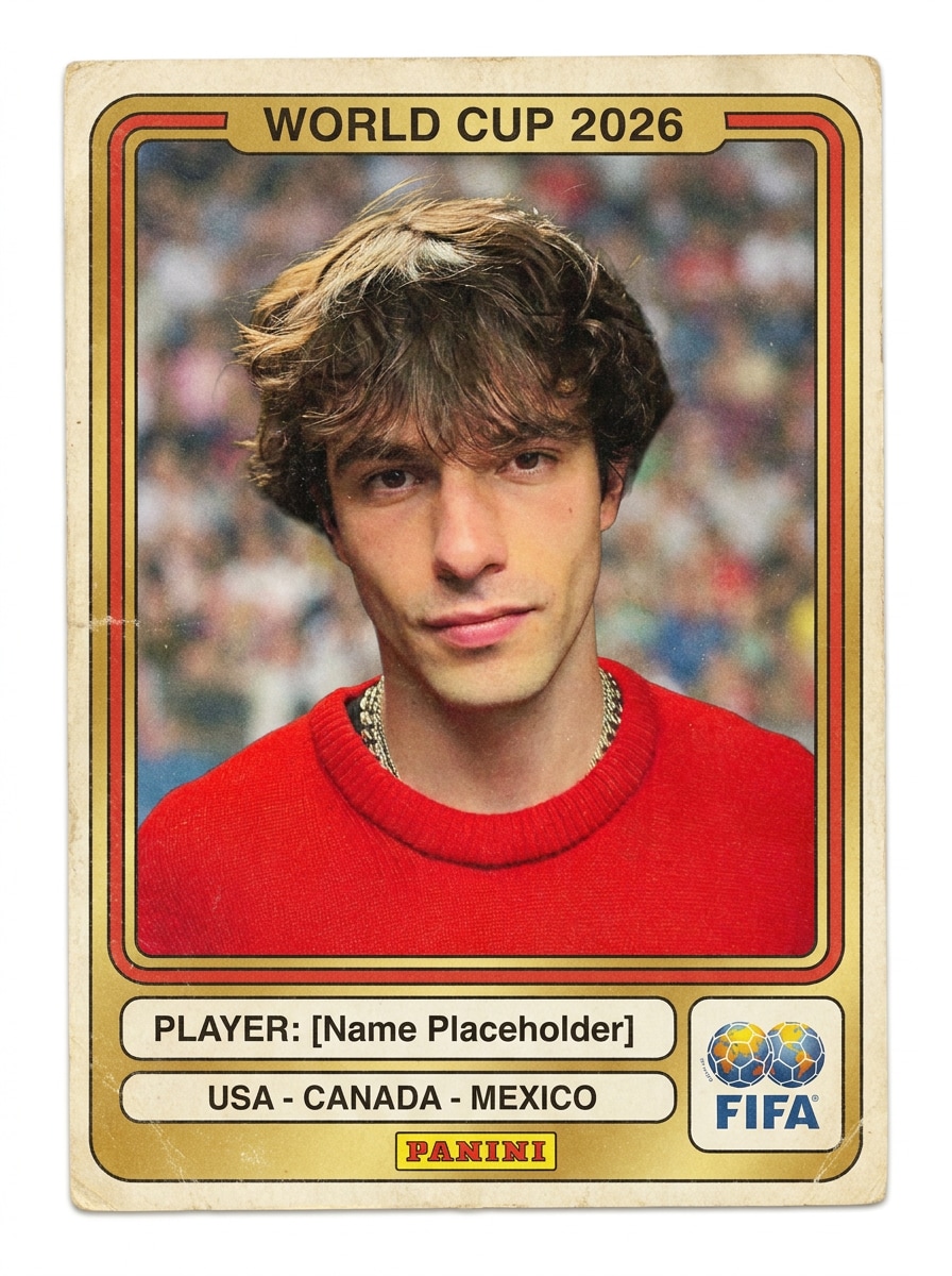 Vintage Panini Album Sticker
