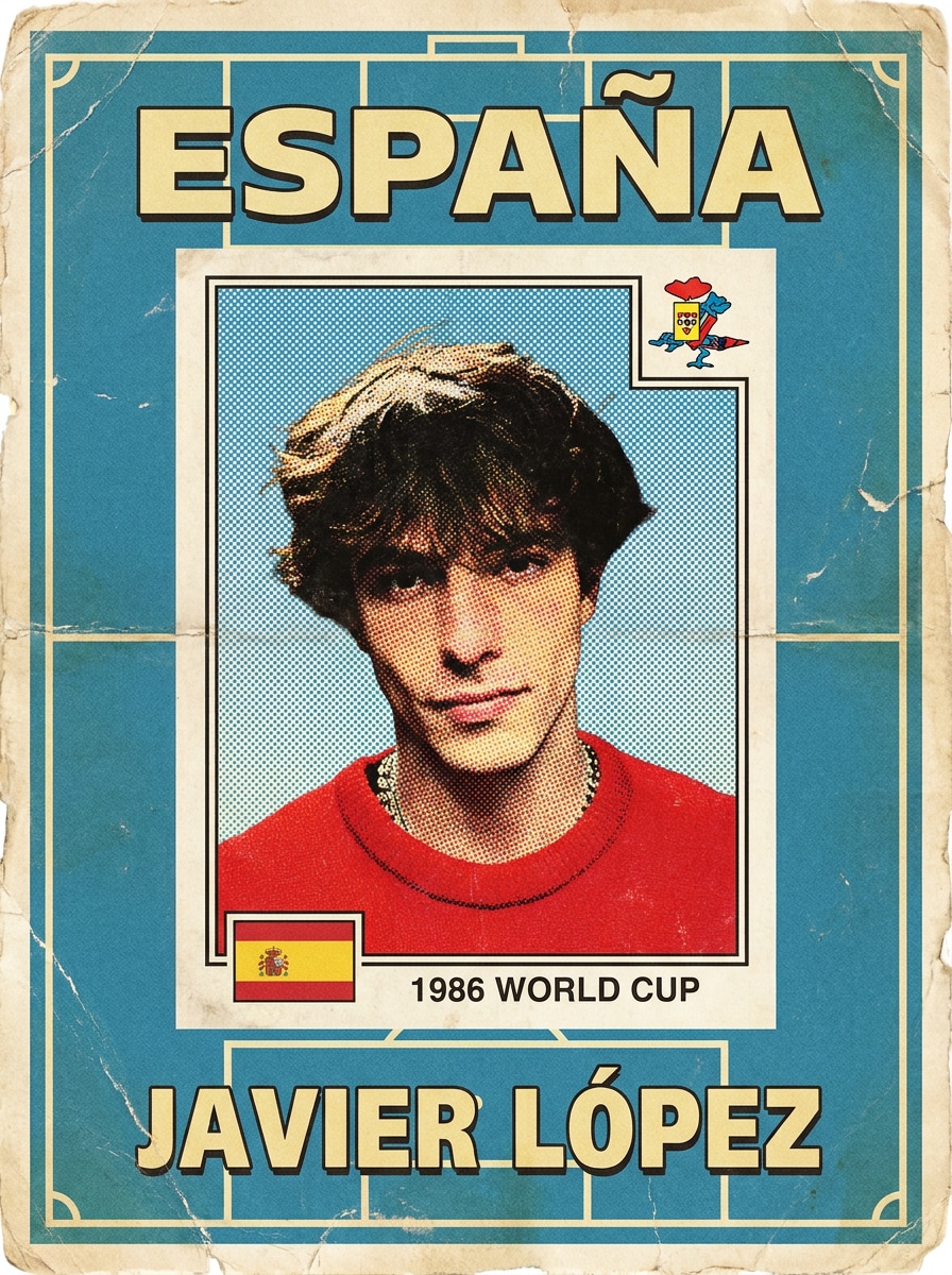 1980s Football Album Card