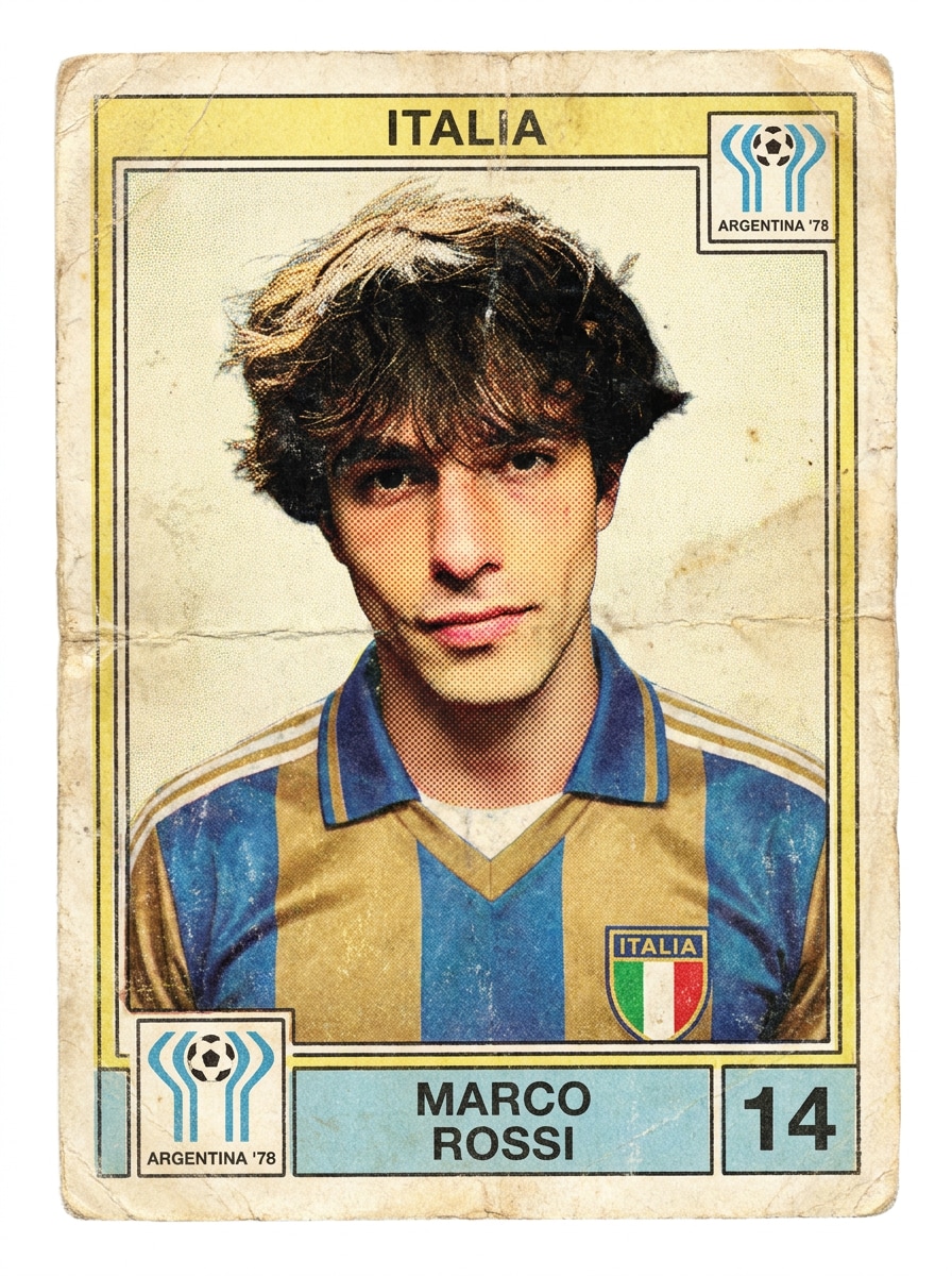 Old-School National Team Card