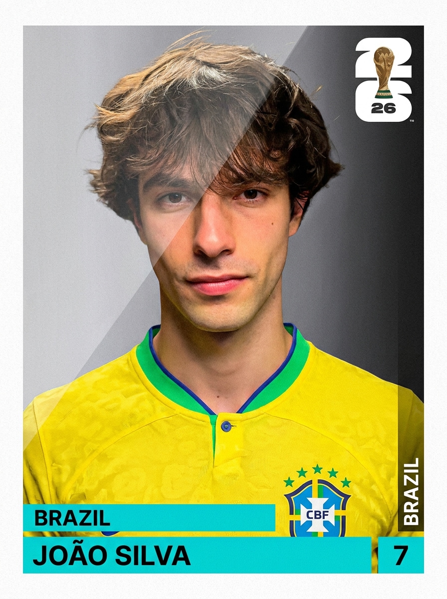 Brazil Threads Football Card