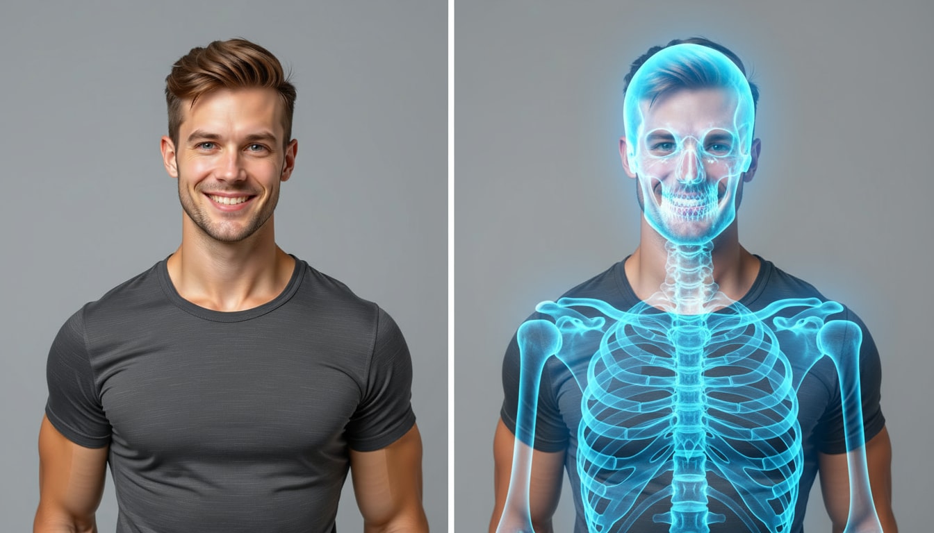 AI X-Ray Split Effect