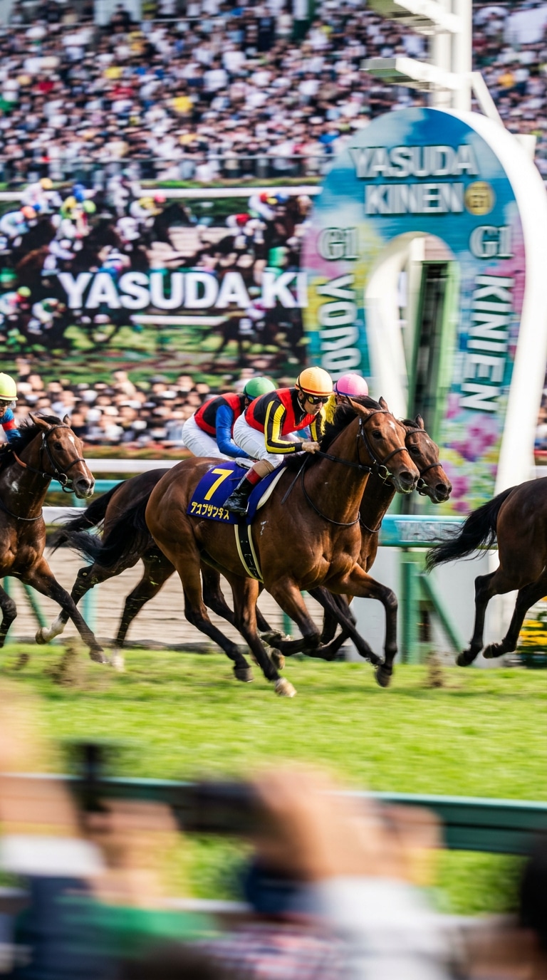 最後の直線レース写真