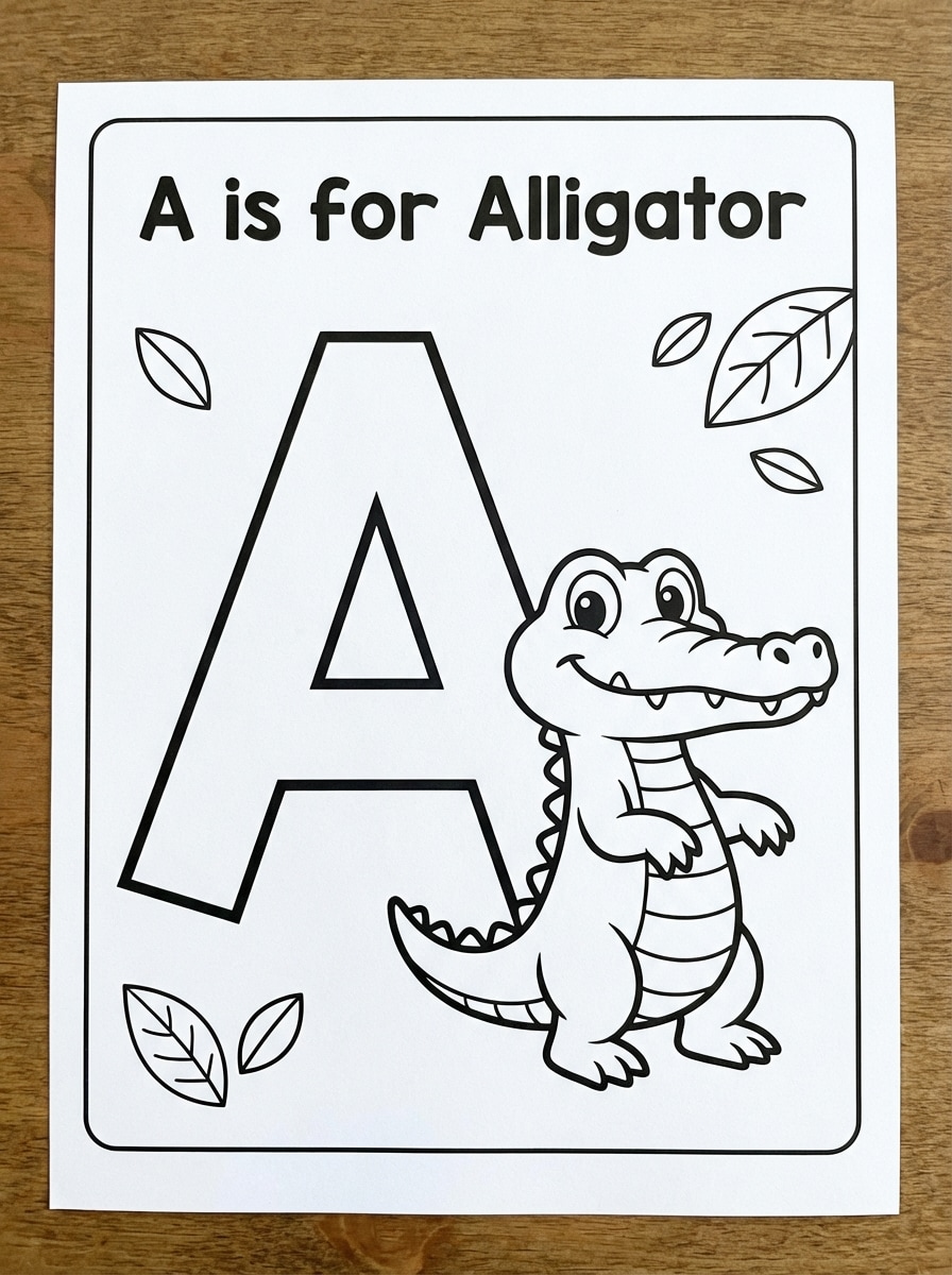 Alphabet Animal Worksheet