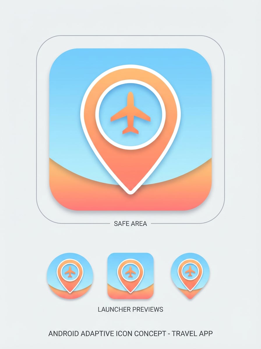 Android Adaptive Layered