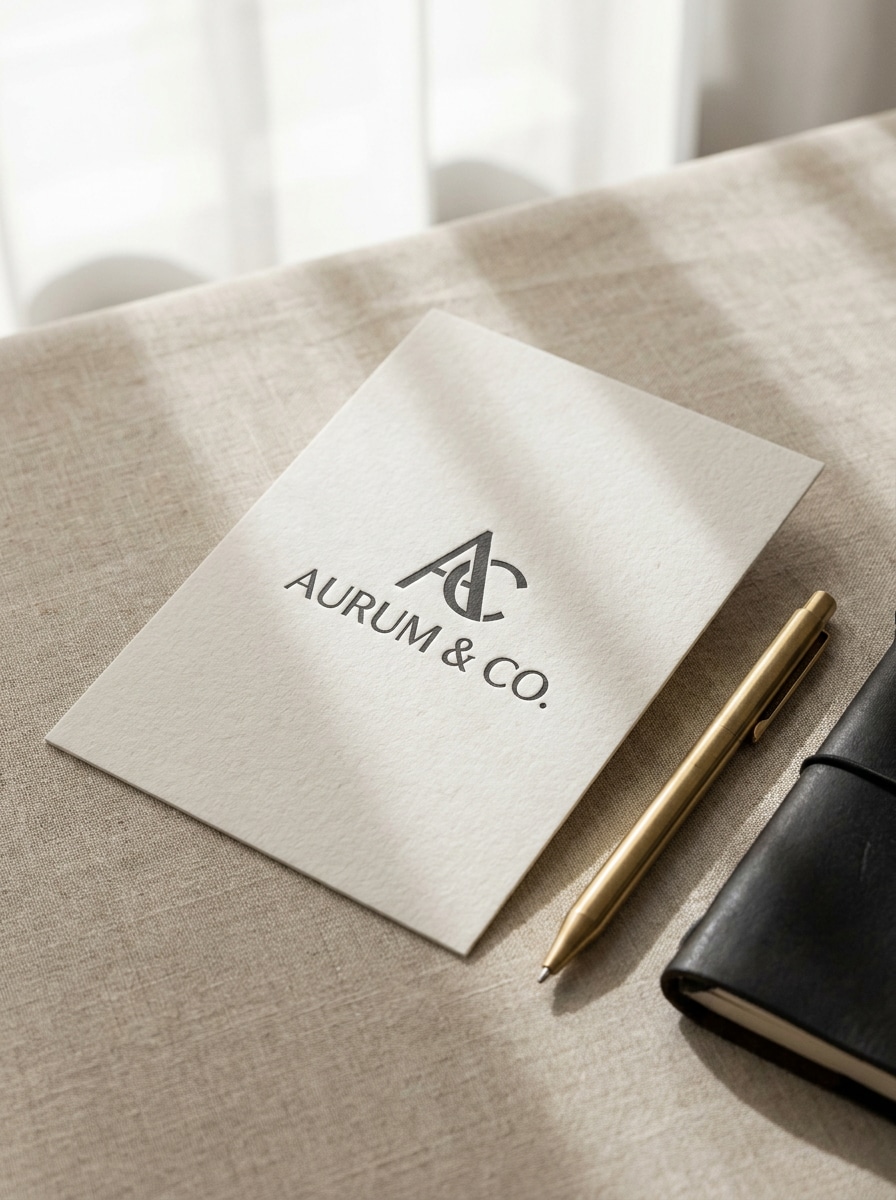 Angled Premium Stationery