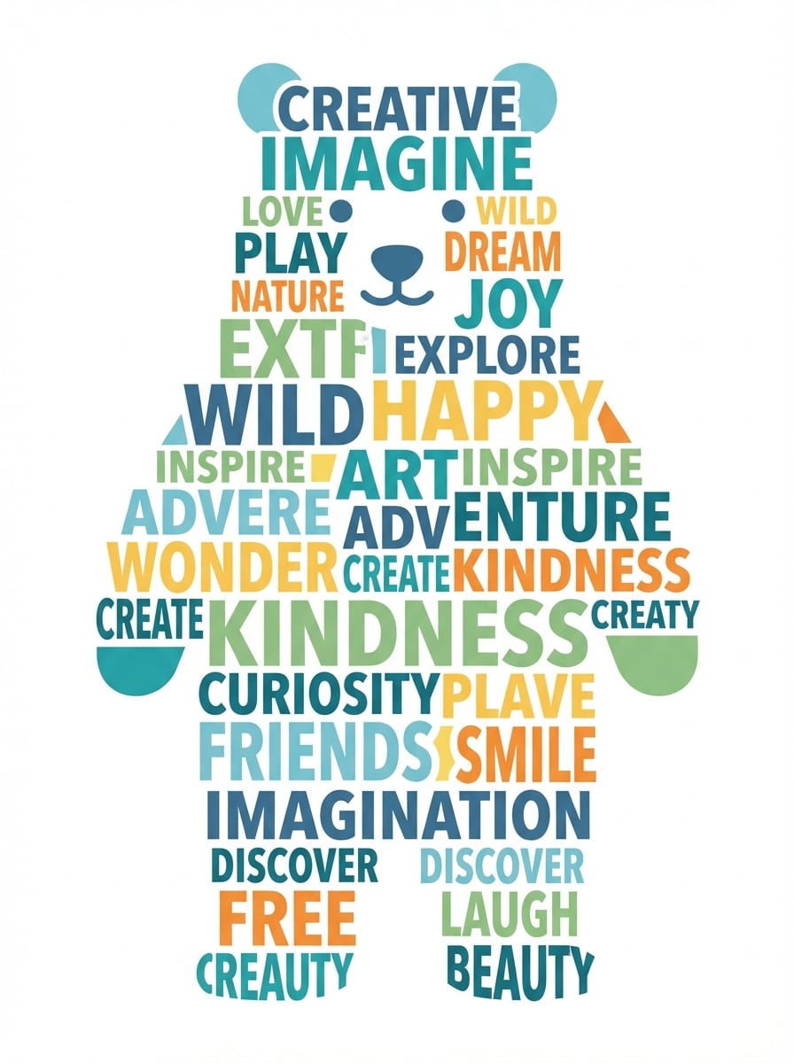 Animal Silhouette Word Cloud