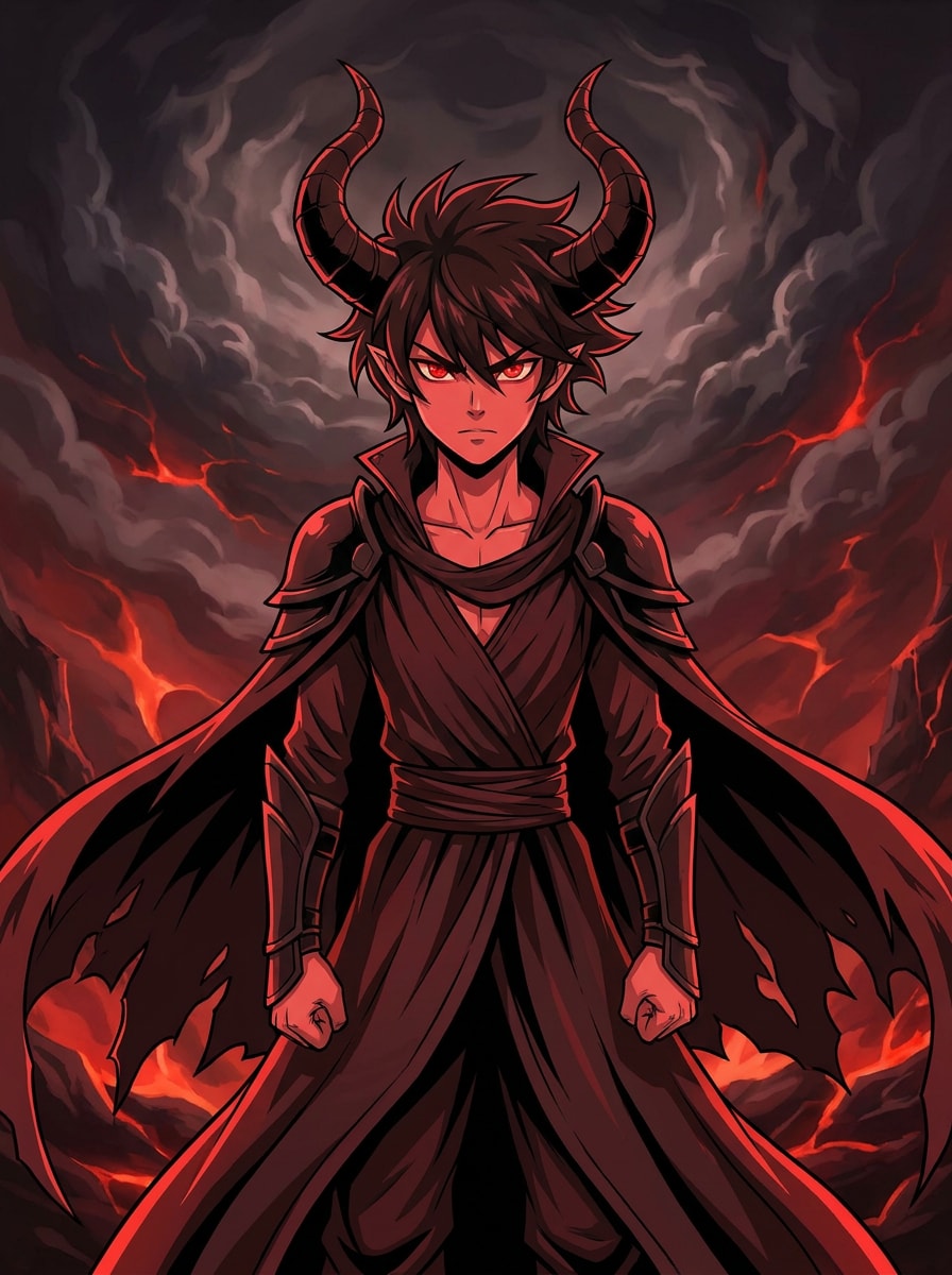Anime Demon Character