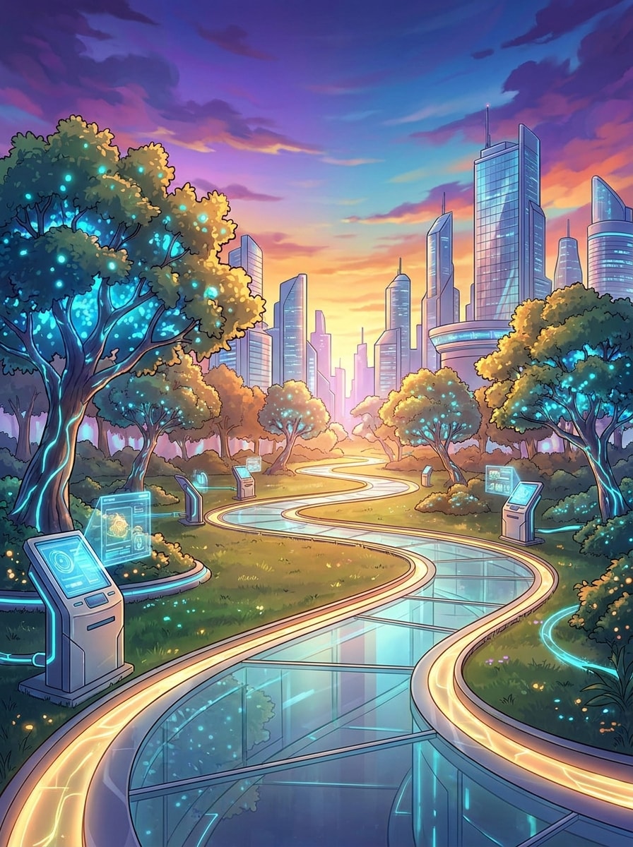 Anime Futuristic Park