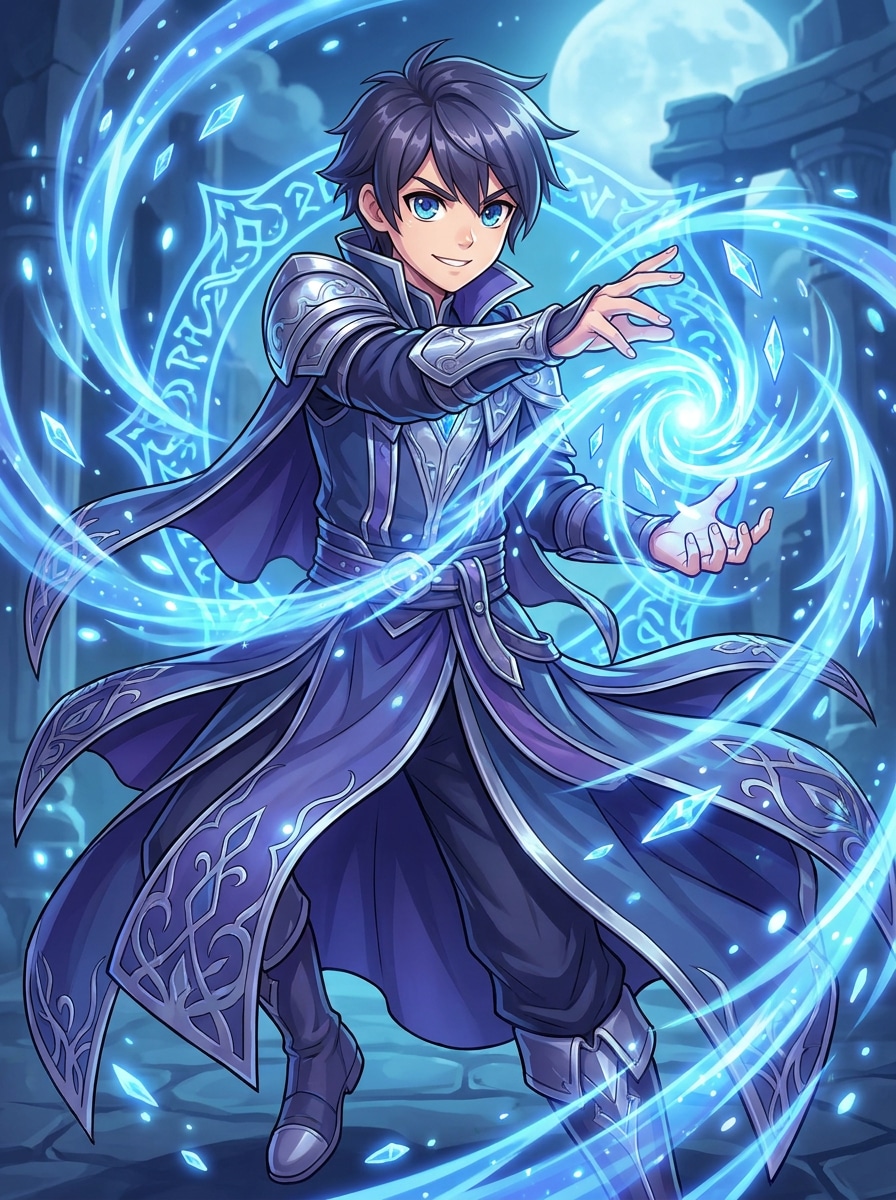 Anime Mage Character