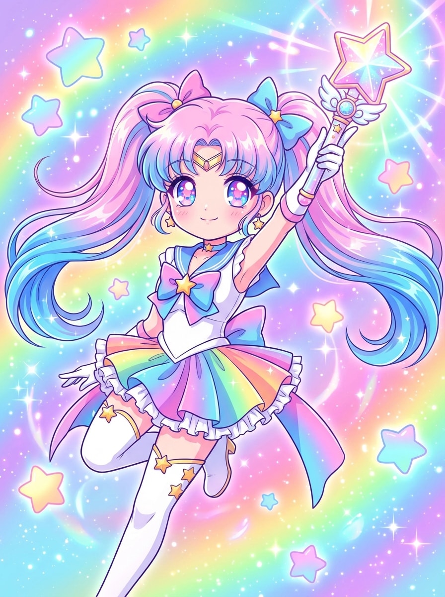 Anime Magical Girl Hero