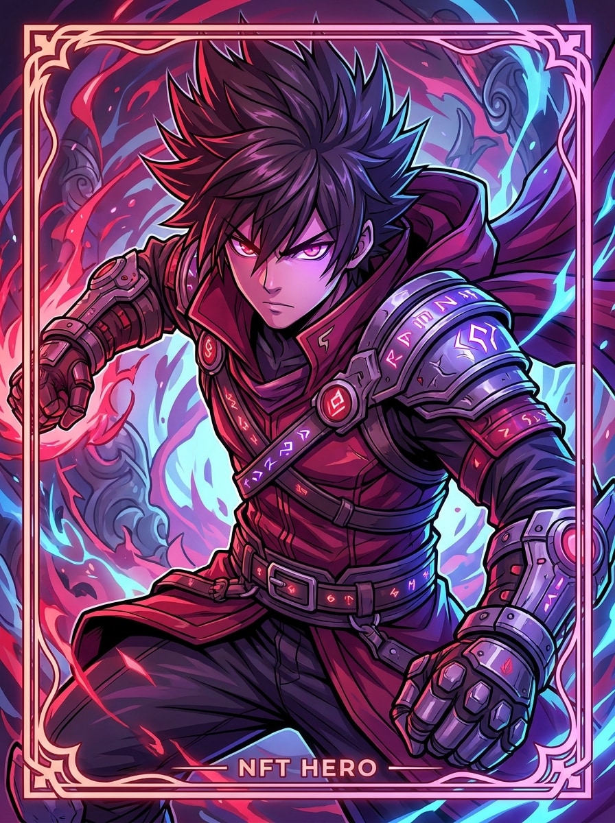 Anime NFT Hero Portrait