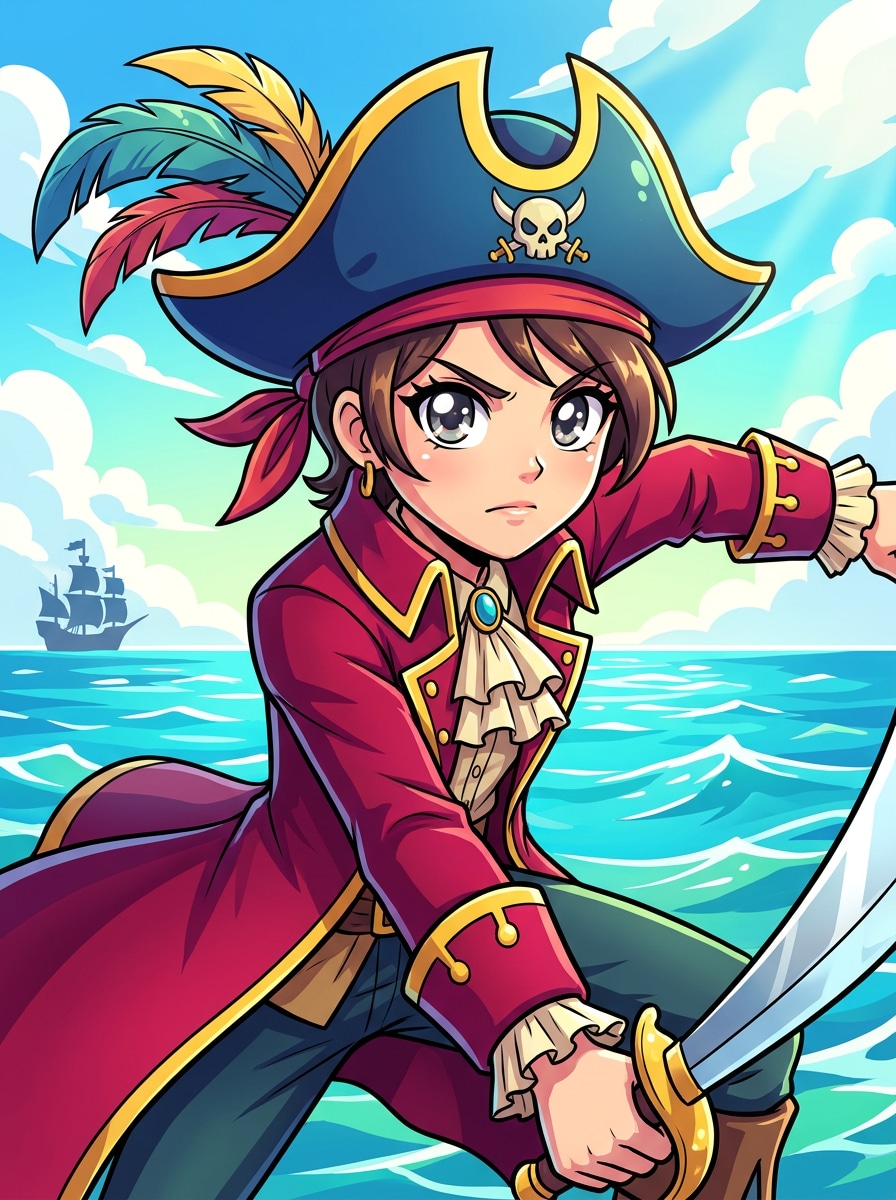 Anime Pirate Character