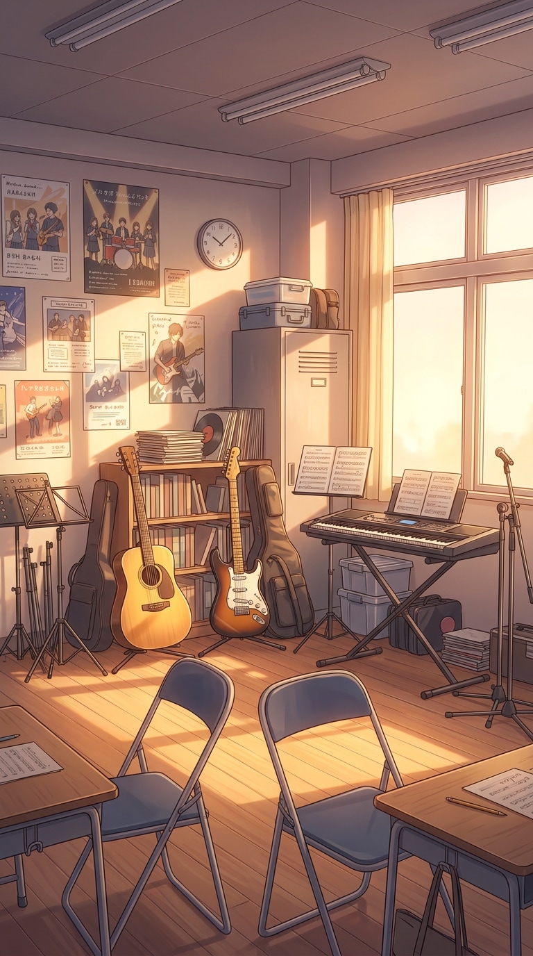 anime music club room prompt
