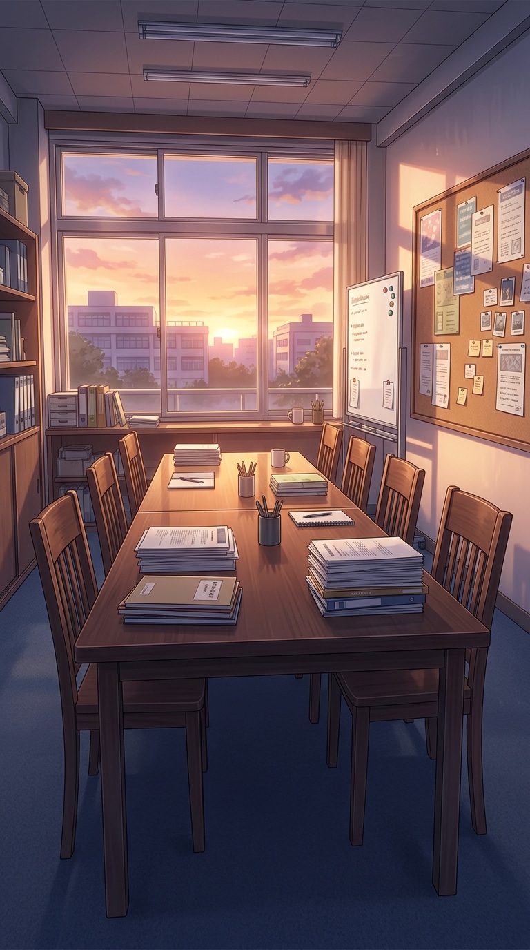 anime student council room prompt