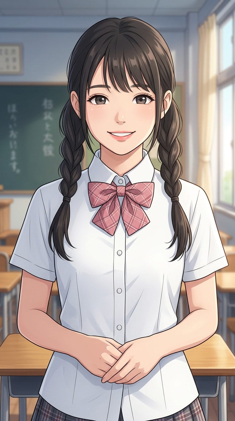 anime school avatar prompt