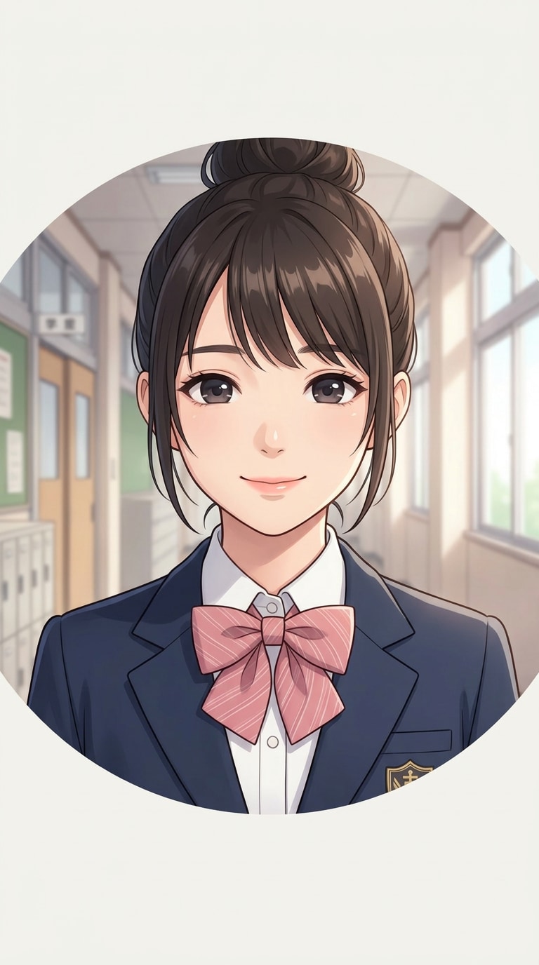 anime school pfp prompt