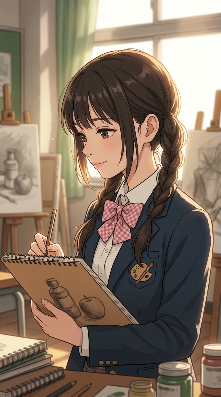 anime club member avatar prompt