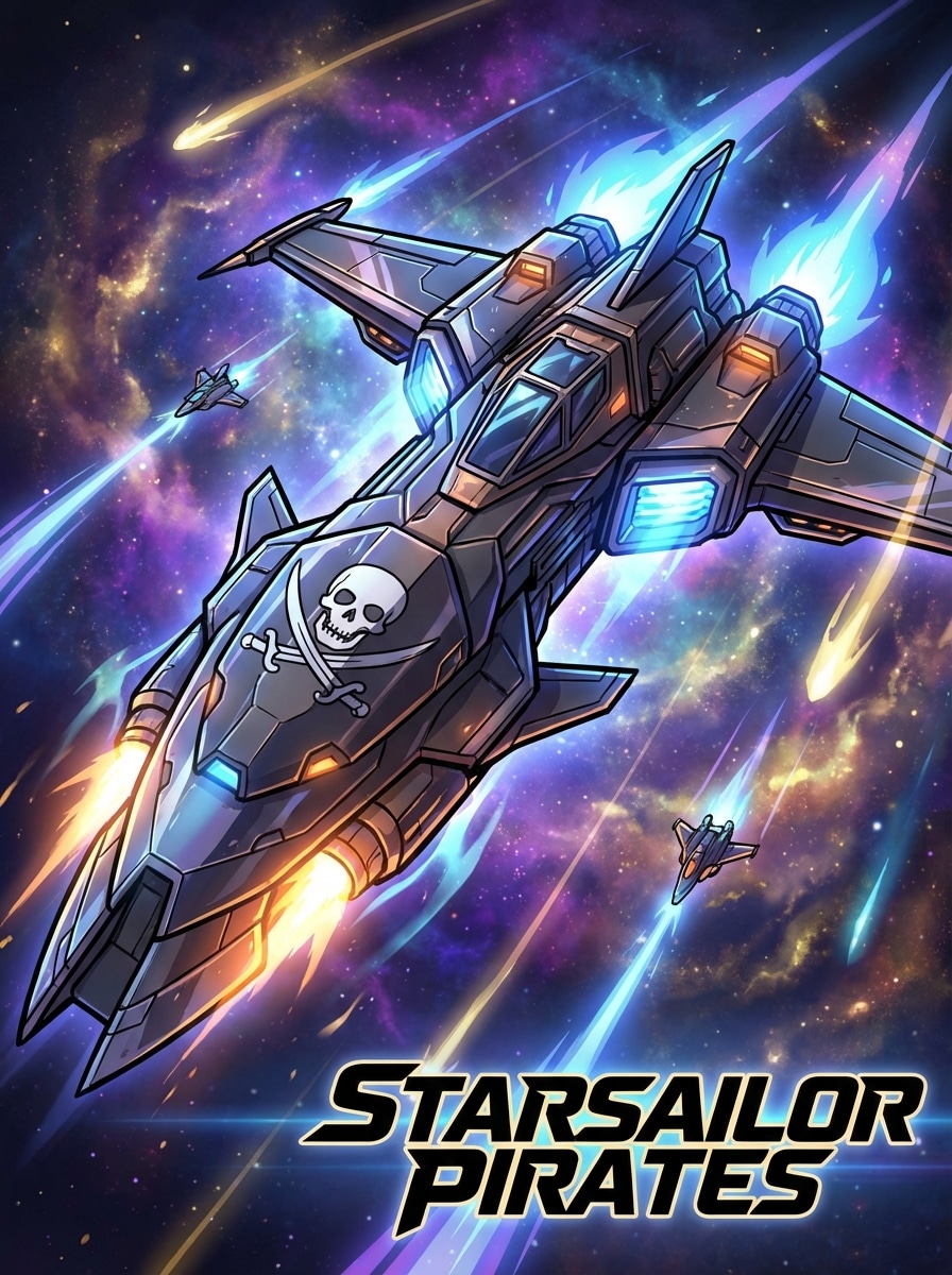 Anime Space Pirate Cruiser