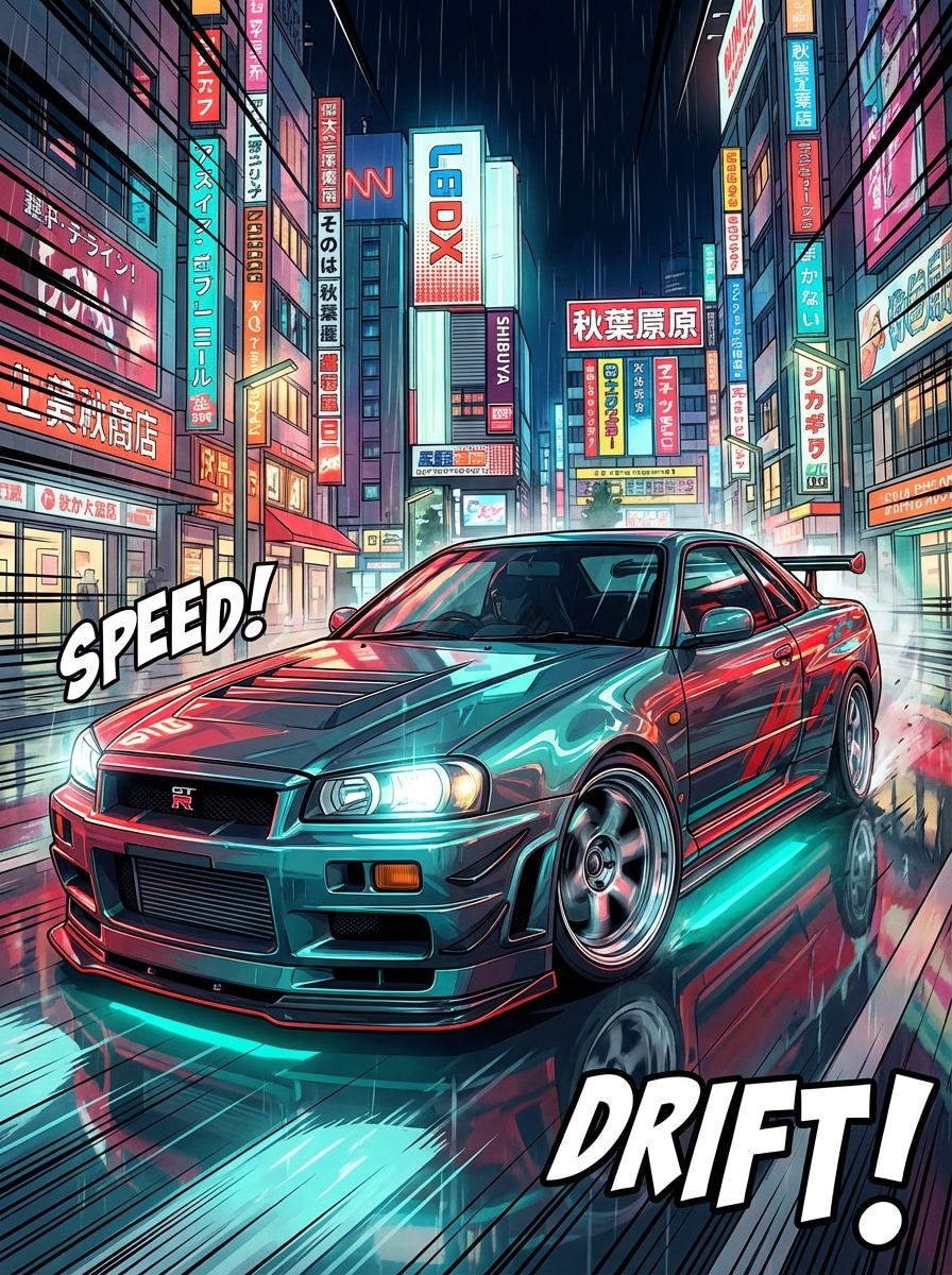 Anime Street Car