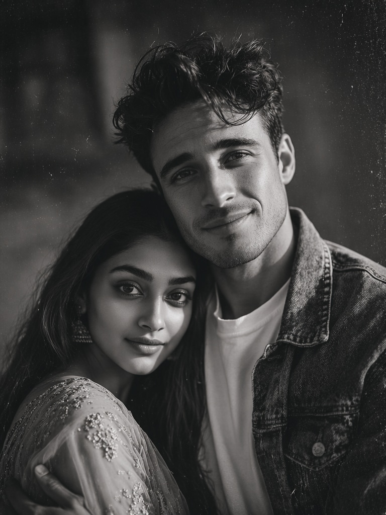 Black and White Emotional Frame Anna Thangachi Prompt ChatGPT