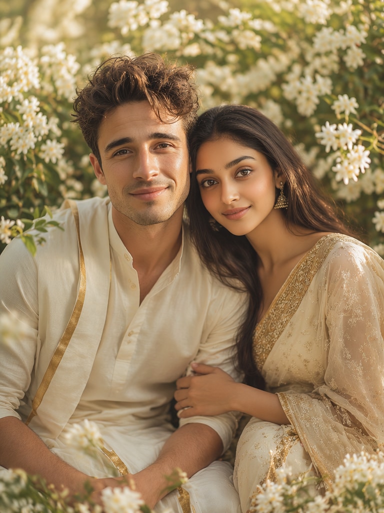 Jasmine Garden Portrait Anna Thangachi Prompt ChatGPT