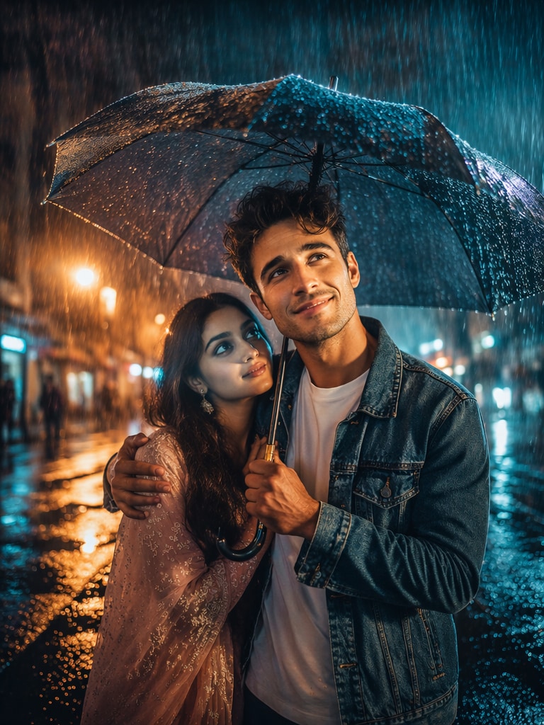 Protective Umbrella Scene Anna Thangachi Prompt ChatGPT