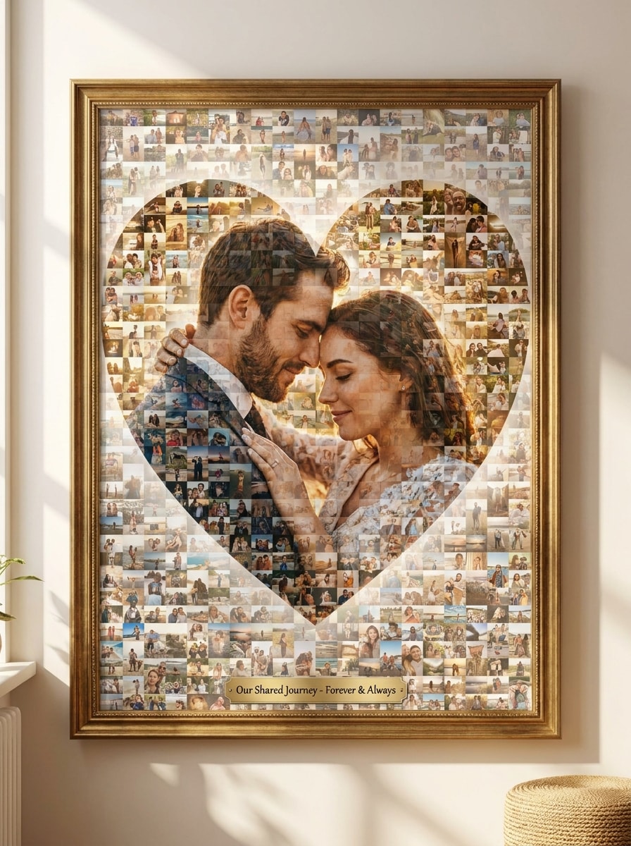 Anniversary Heart Mosaic