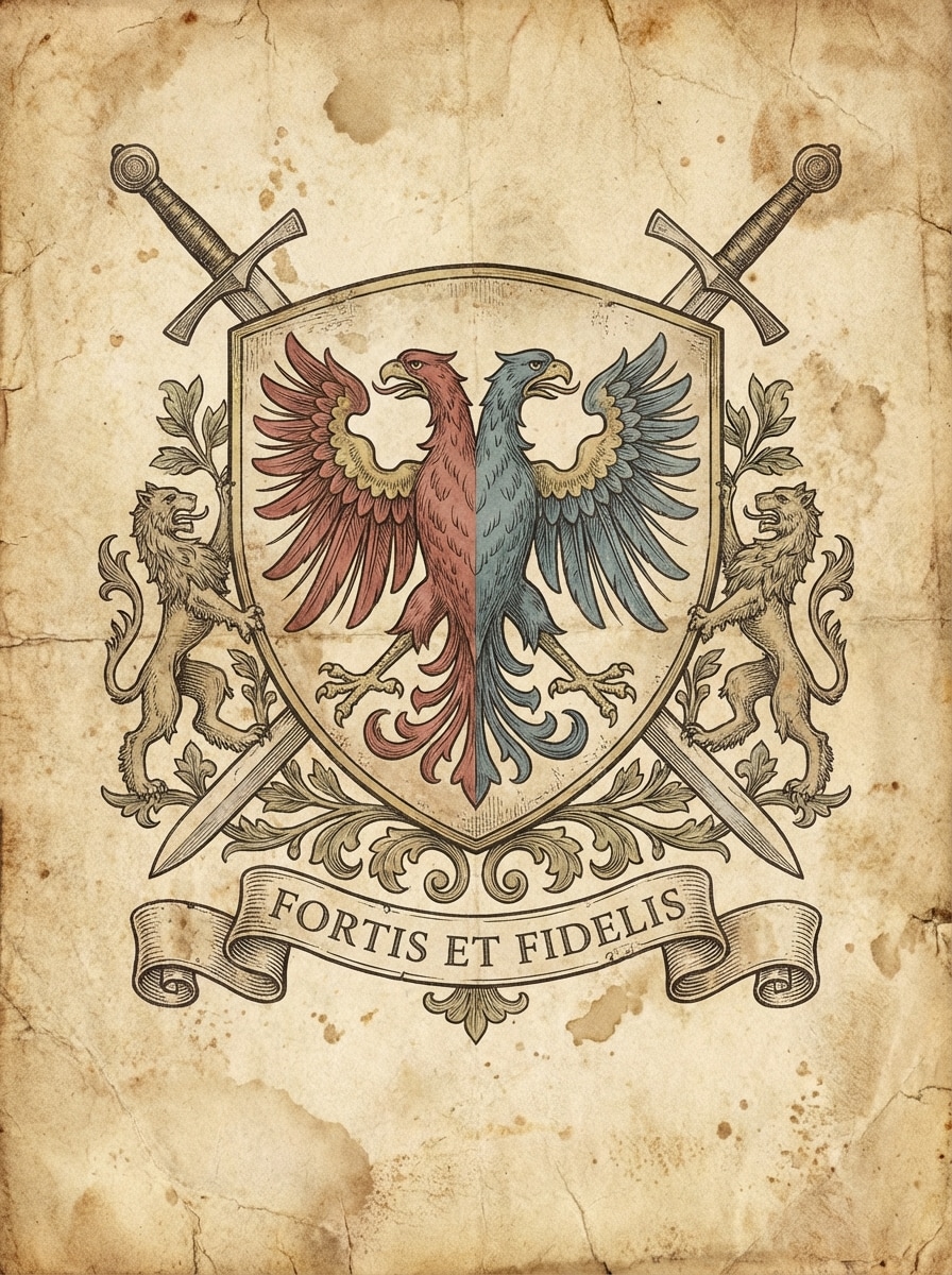 Antique Parchment Heraldry